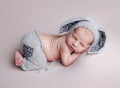 Cute newborn baby boy portrait Royalty Free Stock Photo