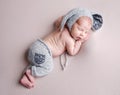 Cute newborn baby boy portrait Royalty Free Stock Photo