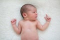 Cute newborn baby boy Royalty Free Stock Photo