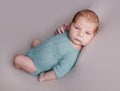 Cute newborn baby boy portrait Royalty Free Stock Photo