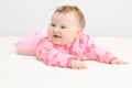 Cute newborn baby girl Royalty Free Stock Photo