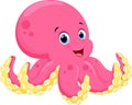 Cute octopus cartoon Royalty Free Stock Photo