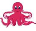 Cute octopus cartoon Royalty Free Stock Photo