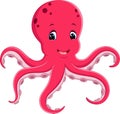 Cute octopus cartoon Royalty Free Stock Photo