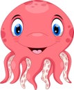 Cute octopus cartoon Royalty Free Stock Photo