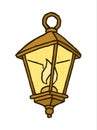 Cute old fashioned lantern