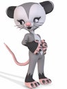 Cute Opossum - Toon Figure