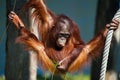 Cute orangutan Royalty Free Stock Photo