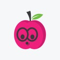 cute Organic Fruit Character Illustration