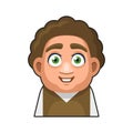 Cute overweight Boy Avatar Character. Young Man Cartoon Style Userpic Icon Royalty Free Stock Photo