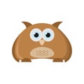 Cute Owl Bird Animal Character Illustration