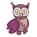 Cute owl cartoon