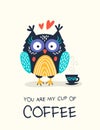 The cute owl