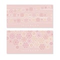 Cute pale blossom pattern for baby shower, wedding, Royalty Free Stock Photo