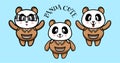 263. Cute Panda bear illustration