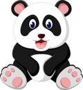 Cute panda cartoon