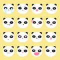 Cute panda emoji.