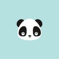 Cute panda face Royalty Free Stock Photo