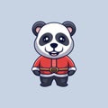 Cute Panda Santa Creative Christmas