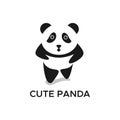 Cute panda vector illustration design Royalty Free Stock Photo