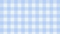 cute pastel big blue gingham, checkers, plaid, checkerboard backdrop illustration, perfect for wallpaper, backdrop, background Royalty Free Stock Photo