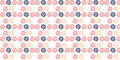 Cute Pastel Button Seamless Pattern Royalty Free Stock Photo