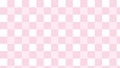 cute pastel pink checkerboard, tartan, gingham, plaid, checkered pattern background Royalty Free Stock Photo