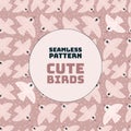 cute pattern with birds