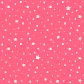 Cute pattern for kids - bright stars on clear sky