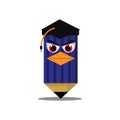 Cute pencil characters are perfect for icons, emoticons, advertisements