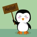 Cute penguin cartoon