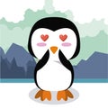 Cute penguin cartoon