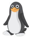 Cute penguin, illustration