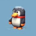 Cute Penguin Pixel Art: Realistic And Detailed Renderings By Nick