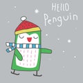 Cute penguin cartoon