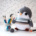 Cute Penguin Yarn Amigurumi