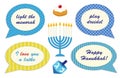 Cute photo booth props for Hanukkah. Grab a prop and strike a pose