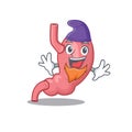 Cute picture of human stomatch in Elf cartoon design Royalty Free Stock Photo