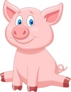 Cute pig cartoon