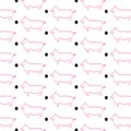 Pigs and Polka Dot Royalty Free Stock Photo