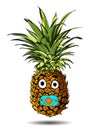 Cute fresh Pineapple cartoon character emotion baby