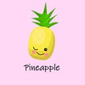 Cute pineappleillustration cute pineapple graphic for t shirt print