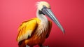 Minimalist Pelican Photography: Vibrant Colors And Imaginative Style