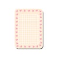 Cute Pink Card with Place for Notes, Trendy Template Can Be Used for Calendar Daily Planner, Note Paper, Organizer, Schedule