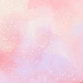 Cute pink childish girly romantic delicate fantastic shiny background