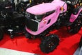 Cute pink coloured indian mini agricultural tractor Captain 263 with 25 horse powers from Mitsubishi Stage-V S3l2 engine