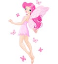 Cute pink fairy