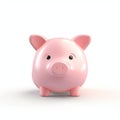 Cute Pink Piggy Bank 3d Model With Authentic Unpolished Style