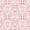 Cute pink Seamless vector background design
