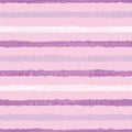 Cute pink textile textured stripe seamless pattern